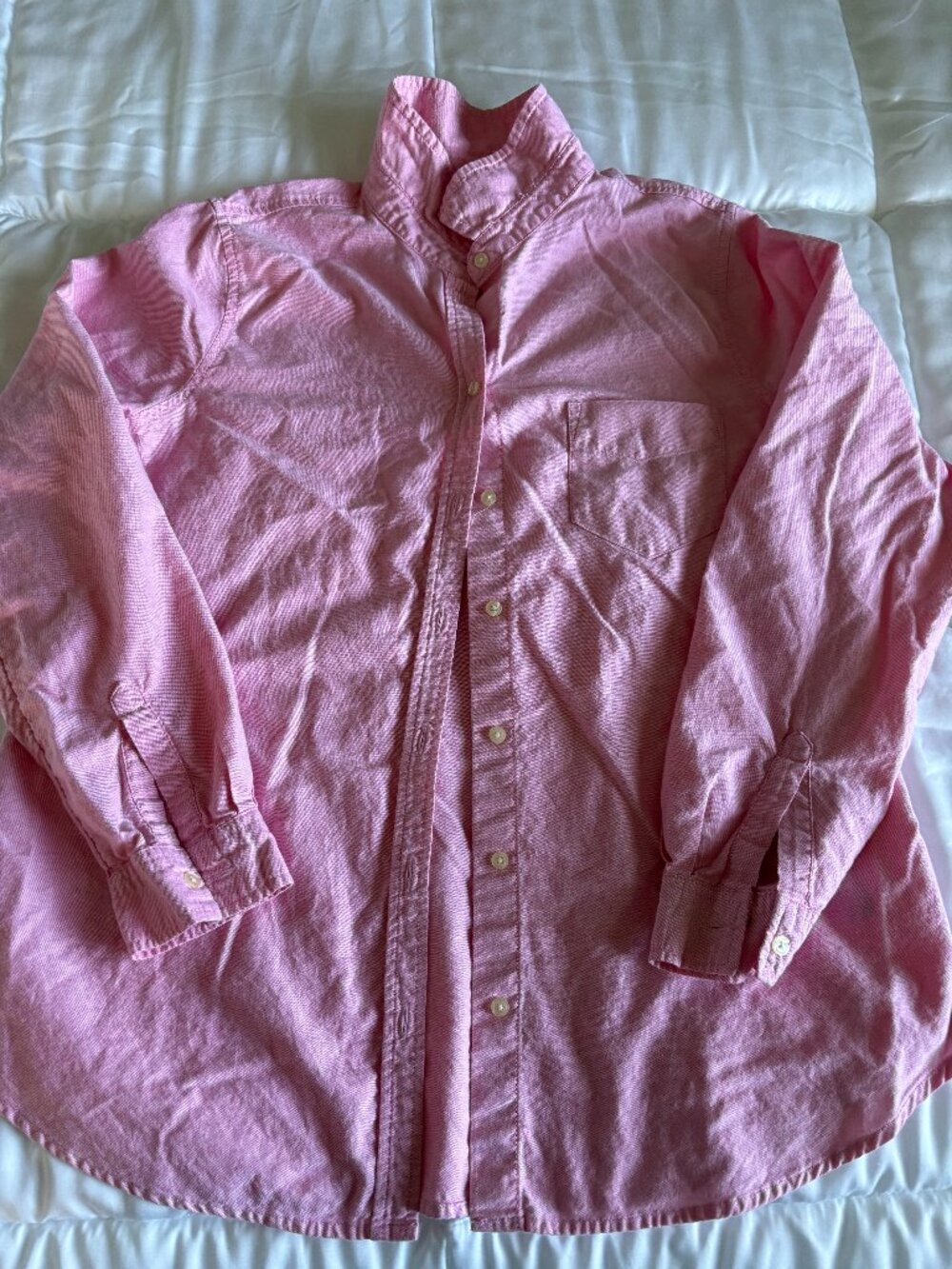 Old Navy Pink Button up, women's size large.